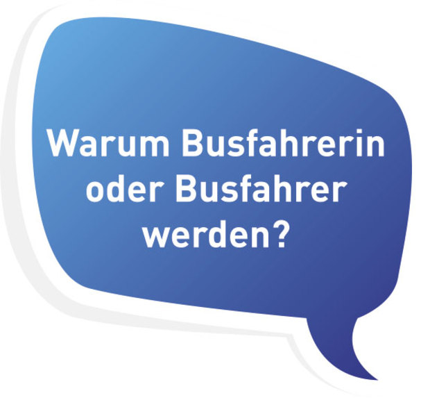Busfahrer-Sprechblase Warum Busfahrer